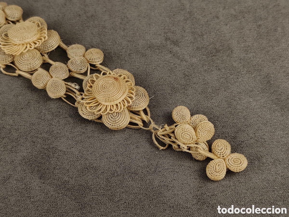 Joyeria: Antiguo Broche de Hilo Trenzado - Foto 4