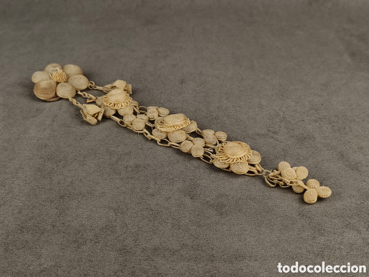 Joyeria: Antiguo Broche de Hilo Trenzado - Foto 5