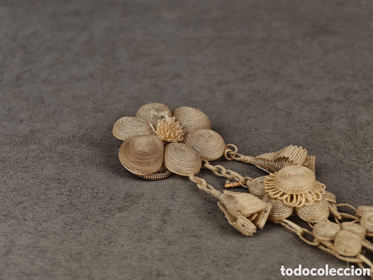 Joyeria: Antiguo Broche de Hilo Trenzado - Foto 6