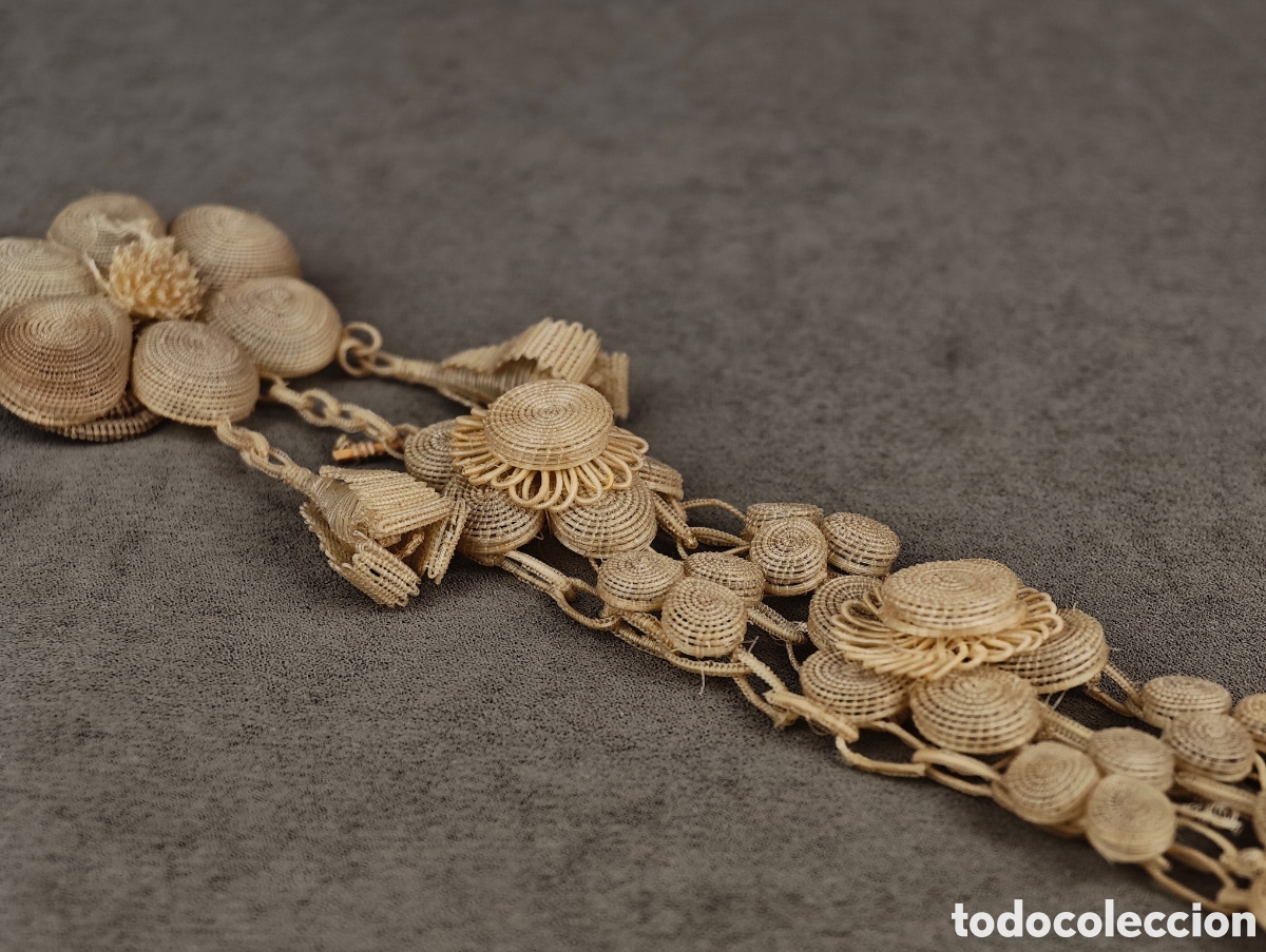 Joyeria: Antiguo Broche de Hilo Trenzado - Foto 7