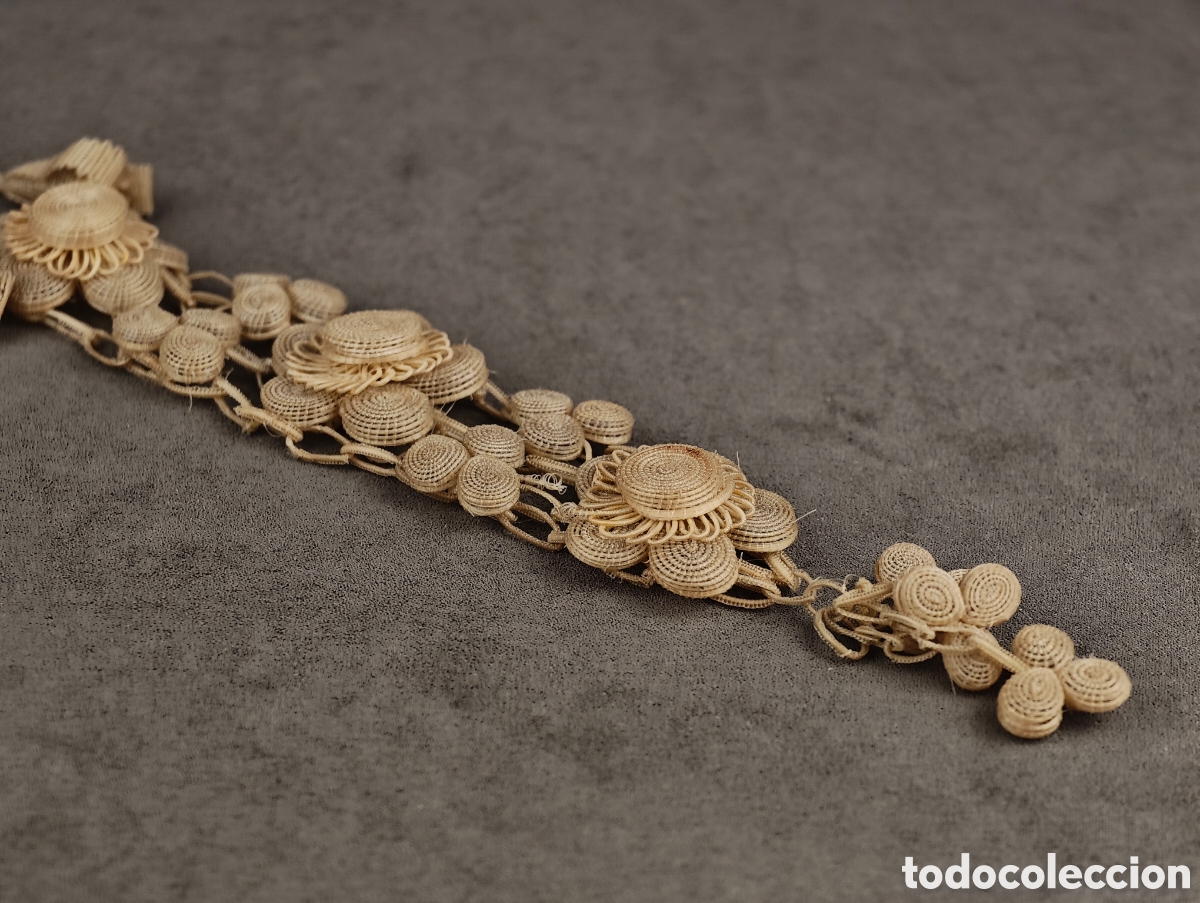 Joyeria: Antiguo Broche de Hilo Trenzado - Foto 8