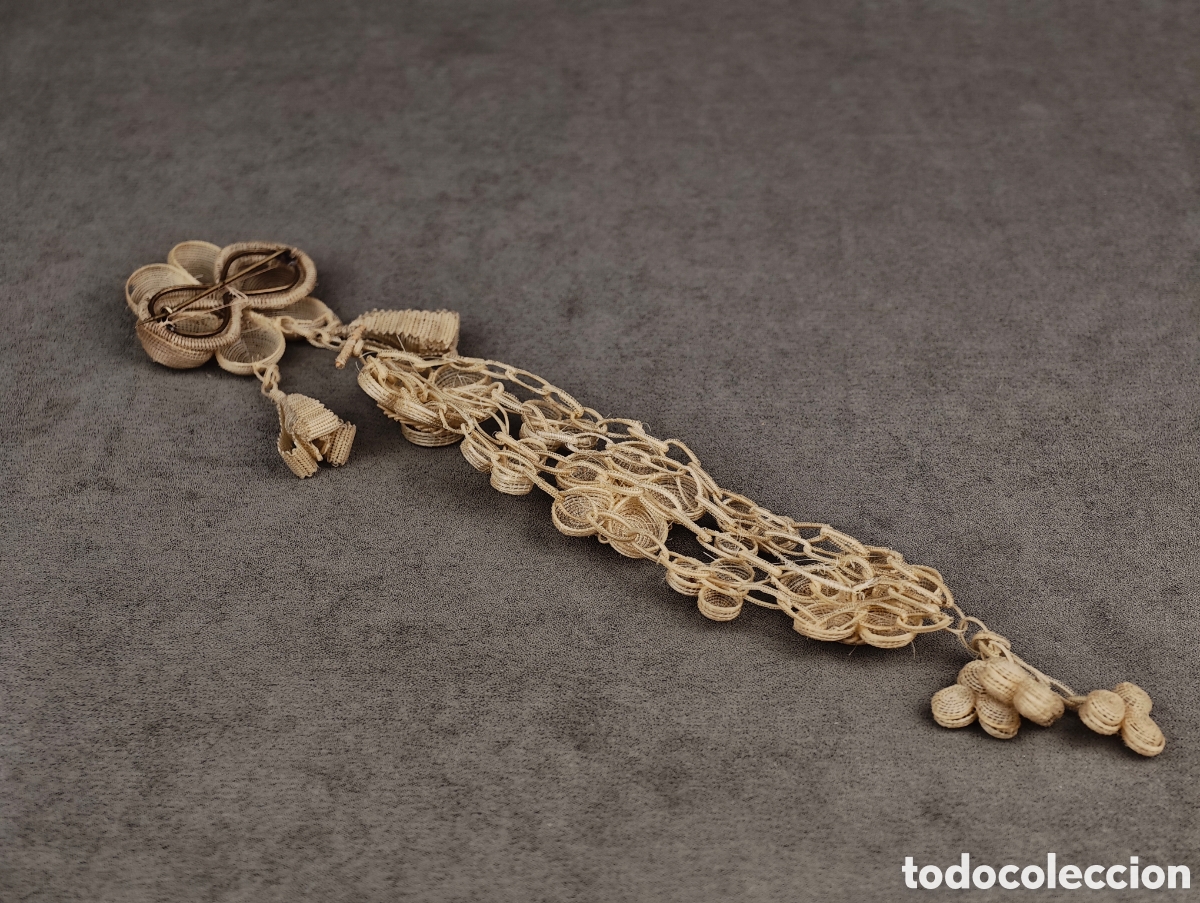 Joyeria: Antiguo Broche de Hilo Trenzado - Foto 13