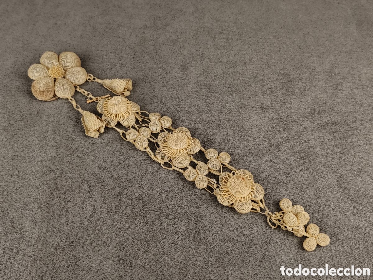 Joyeria: Antiguo Broche de Hilo Trenzado - Foto 1