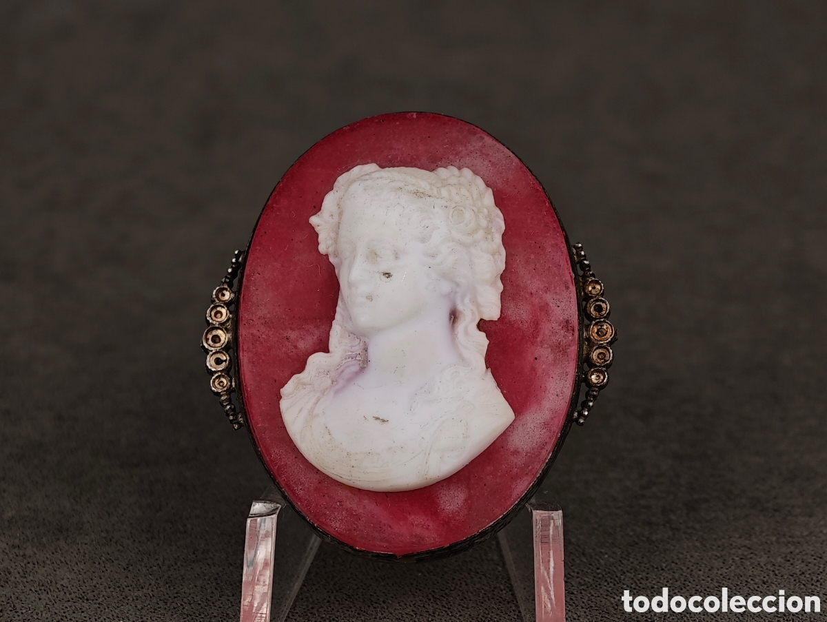 Joyeria: Antiguo Broche Camafeo - Foto 3