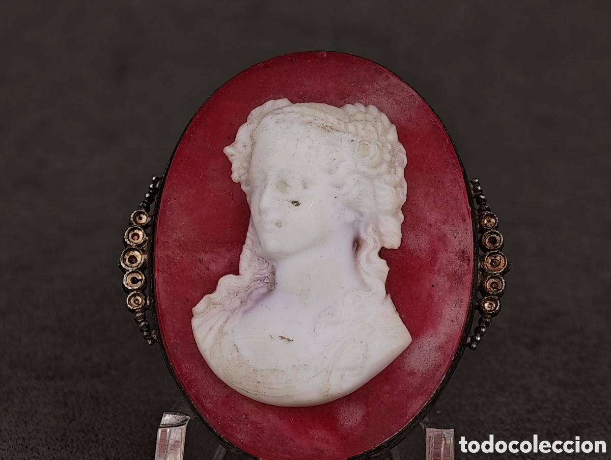 Joyeria: Antiguo Broche Camafeo - Foto 4
