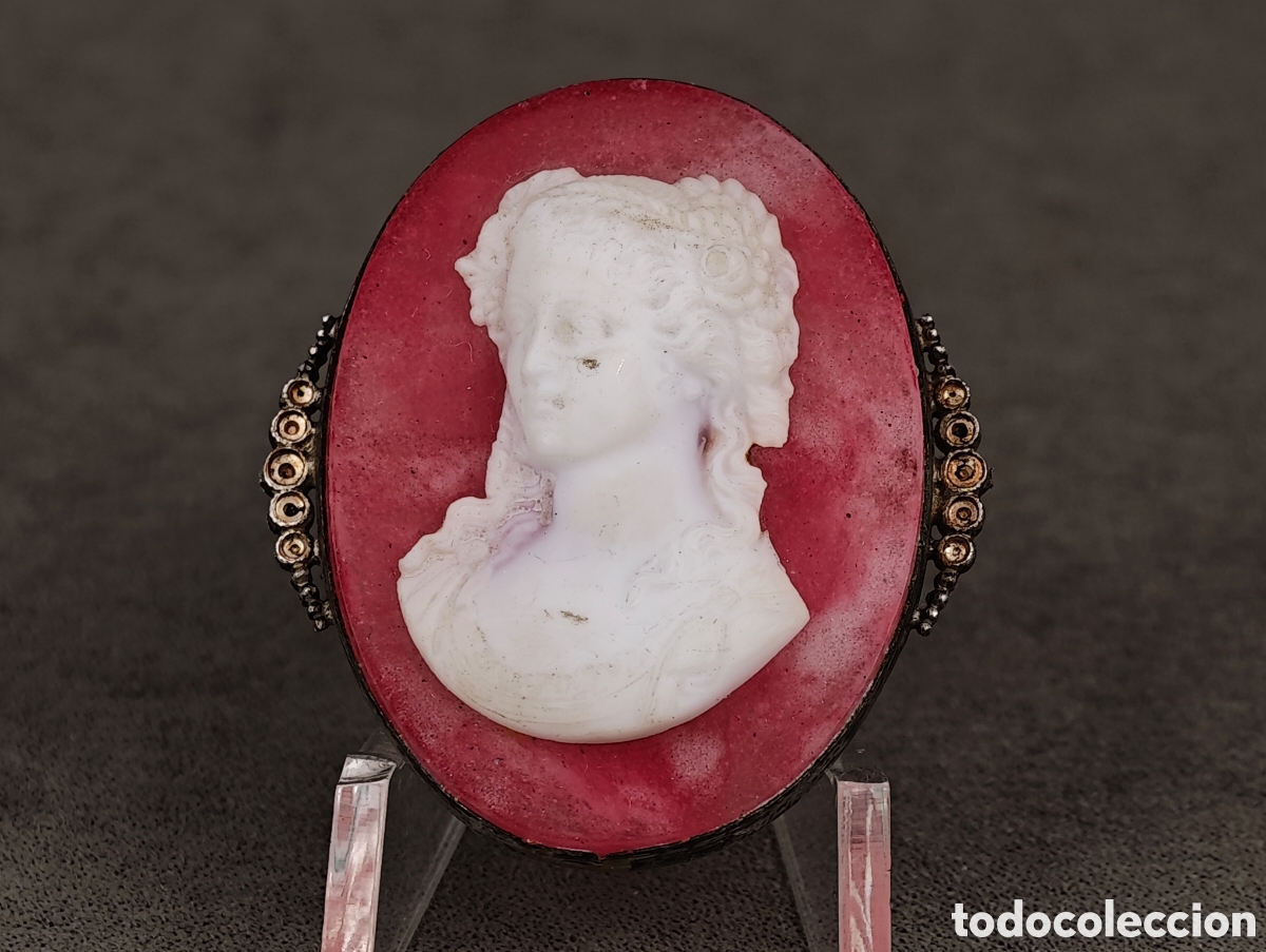 Joyeria: Antiguo Broche Camafeo - Foto 5