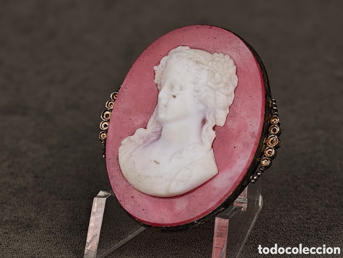 Joyeria: Antiguo Broche Camafeo - Foto 7
