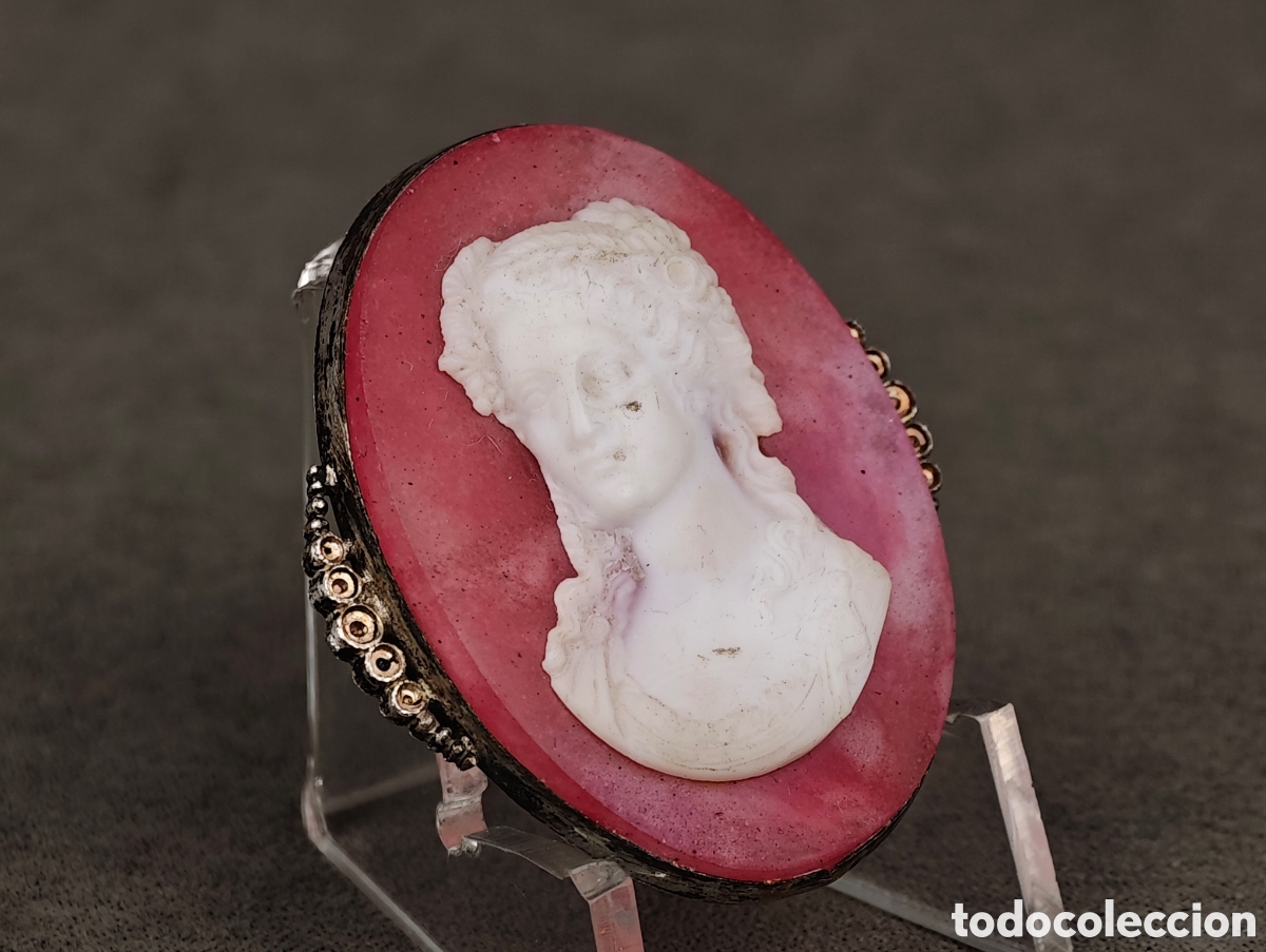 Joyeria: Antiguo Broche Camafeo - Foto 8