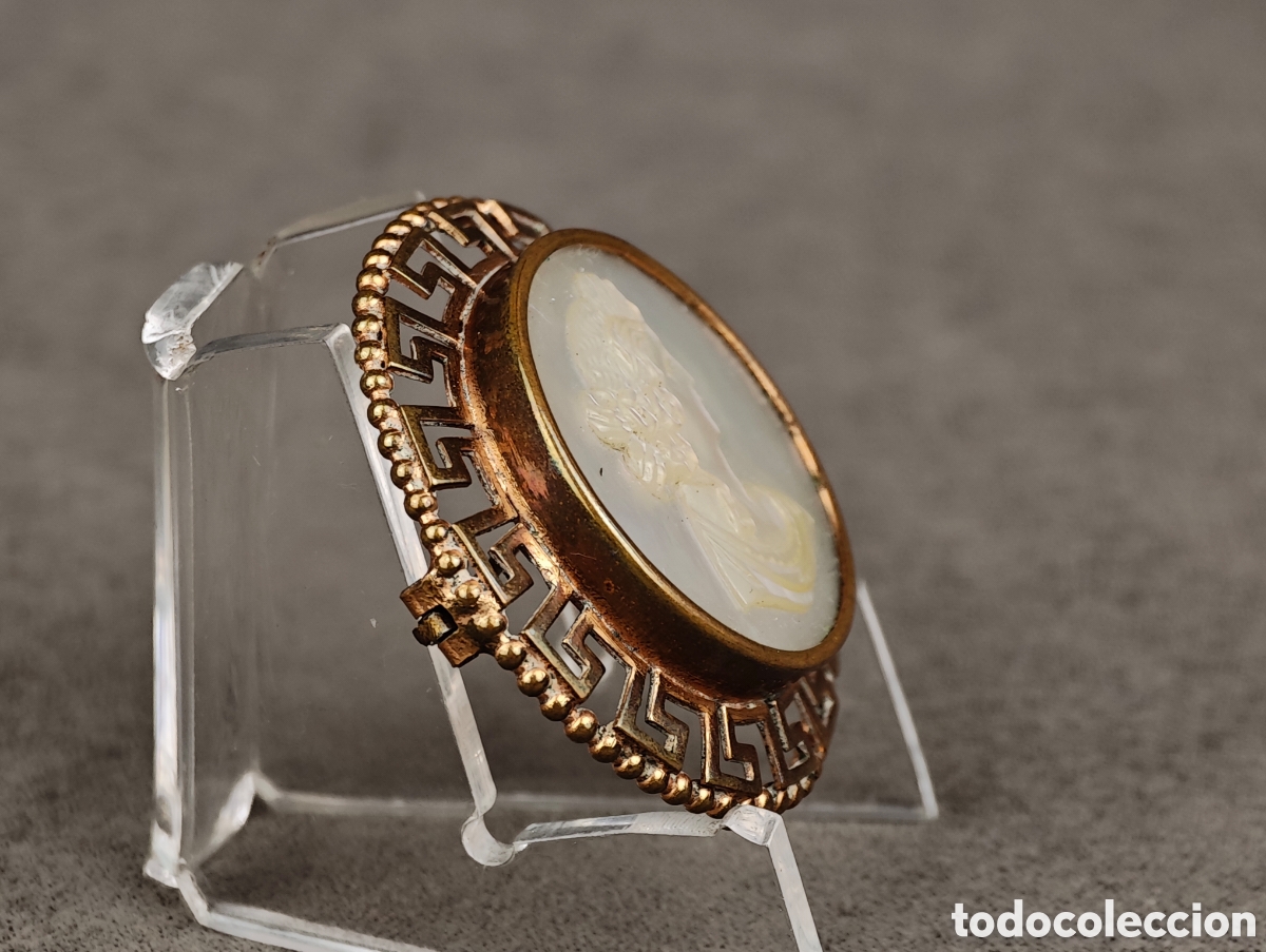 Joyeria: Antiguo Broche Camafeo de N&aacute;car - Foto 7