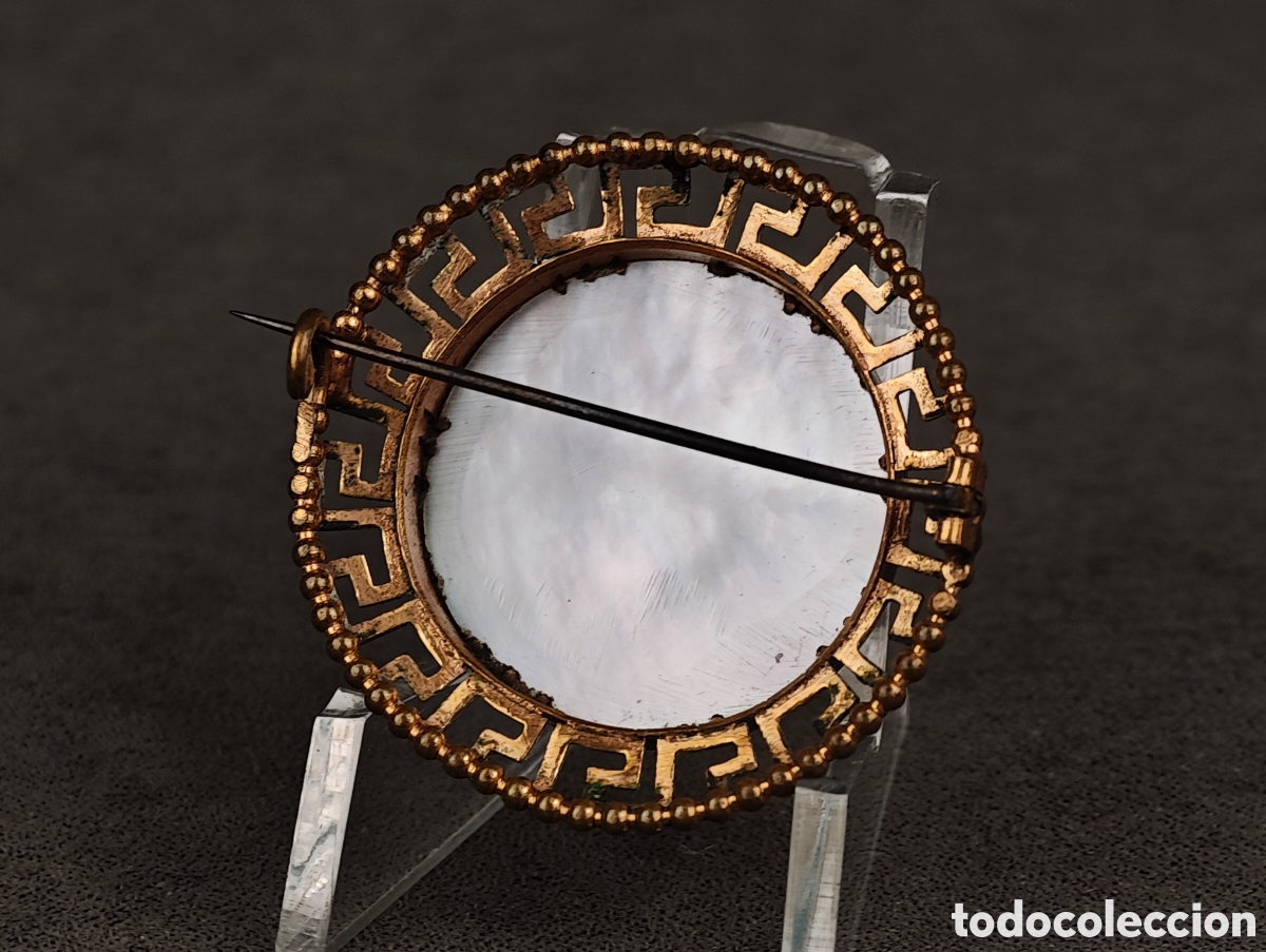Joyeria: Antiguo Broche Camafeo de N&aacute;car - Foto 12