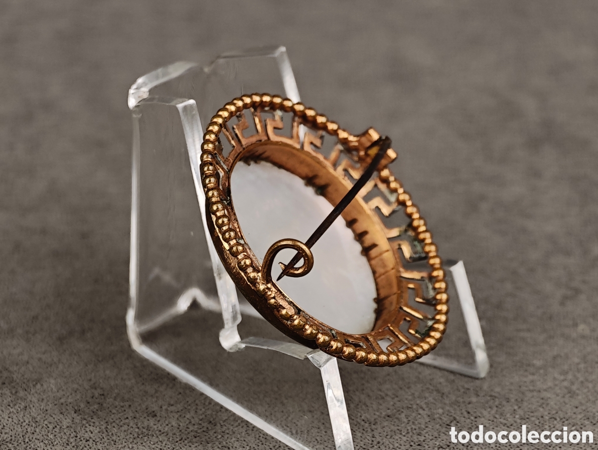 Joyeria: Antiguo Broche Camafeo de N&aacute;car - Foto 15