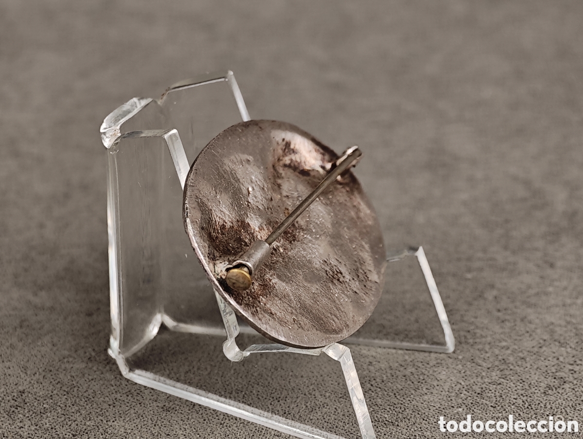 Joyeria: Antiguo Broche Metal Plateado - Foto 11