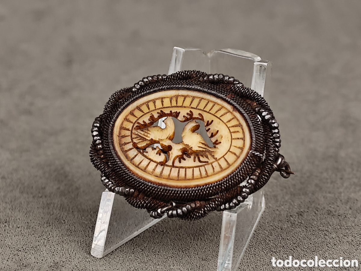 Joyeria: Antiguo Broche Finales Siglo XIX - Foto 5