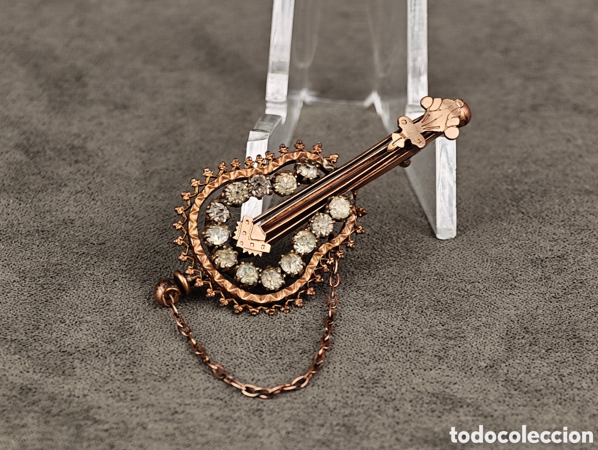 Joyeria: Antiguo Broche Finales Siglo XIX - Foto 2