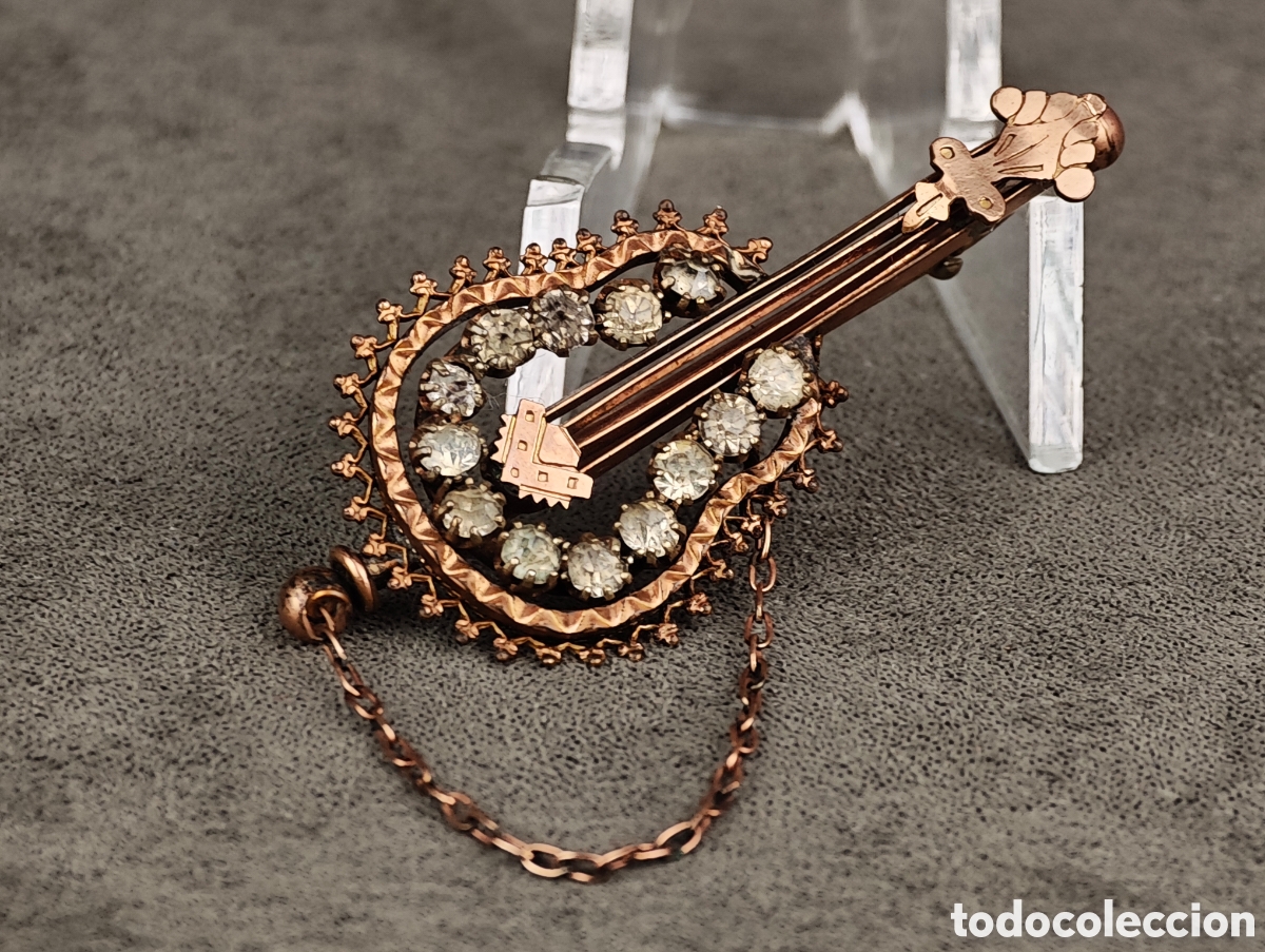 Joyeria: Antiguo Broche Finales Siglo XIX - Foto 3