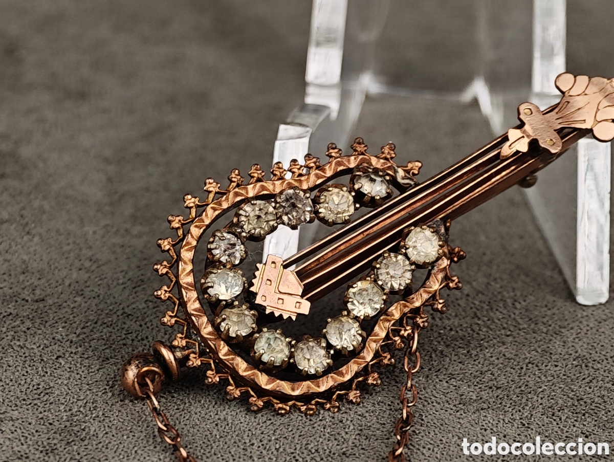 Joyeria: Antiguo Broche Finales Siglo XIX - Foto 4