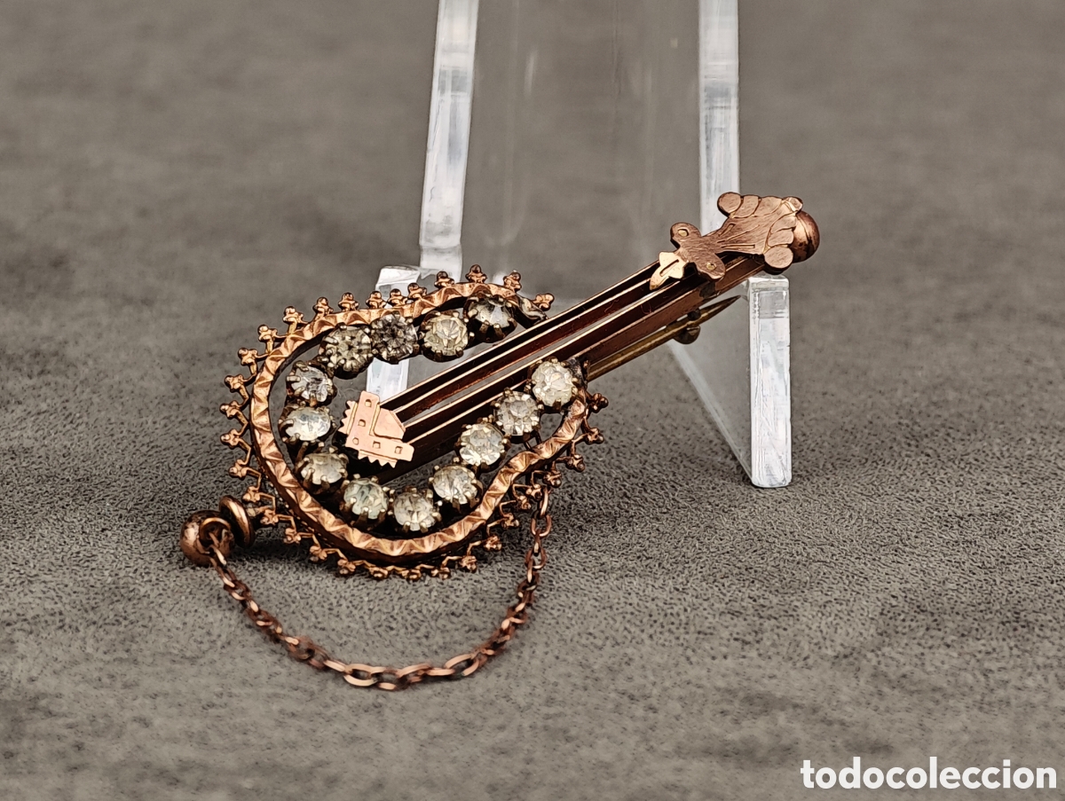 Joyeria: Antiguo Broche Finales Siglo XIX - Foto 6