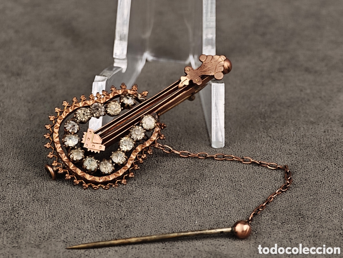 Joyeria: Antiguo Broche Finales Siglo XIX - Foto 8