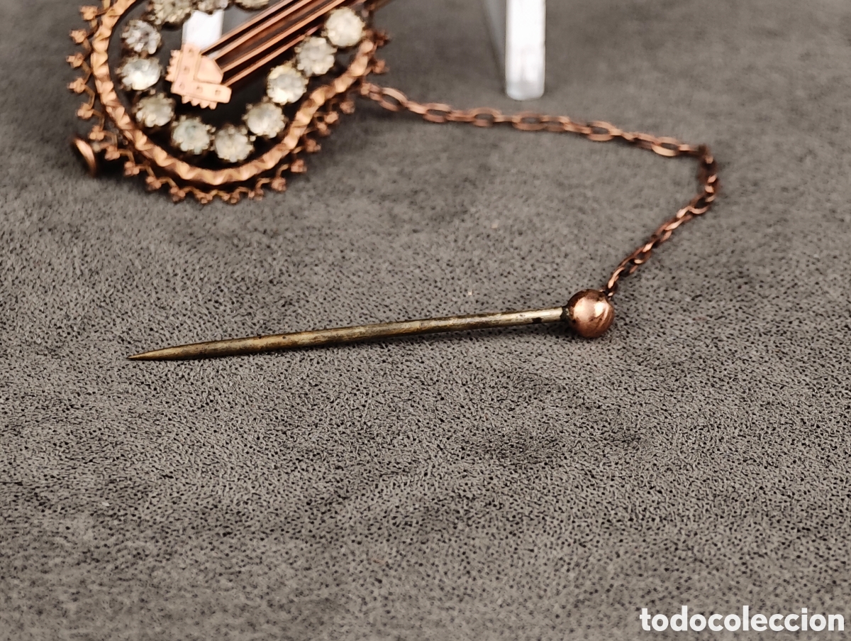 Joyeria: Antiguo Broche Finales Siglo XIX - Foto 9