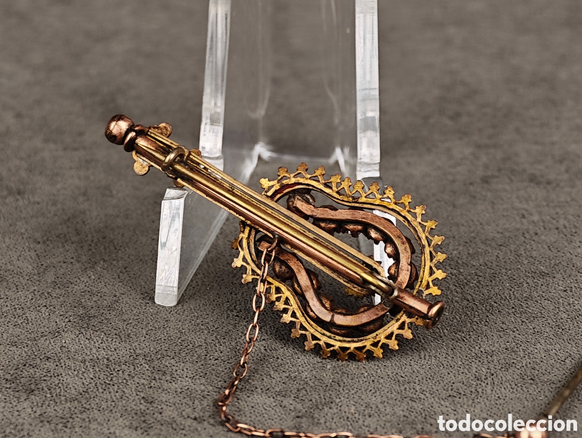 Joyeria: Antiguo Broche Finales Siglo XIX - Foto 13