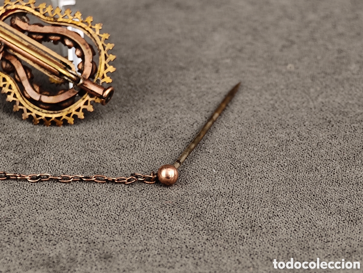 Joyeria: Antiguo Broche Finales Siglo XIX - Foto 14