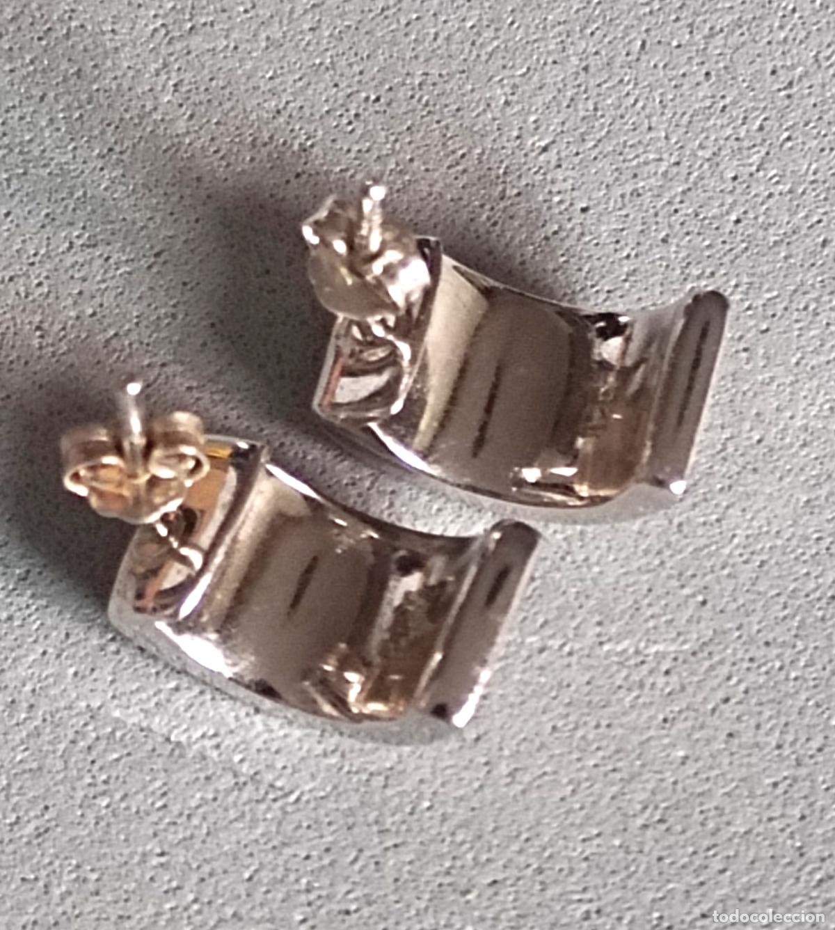 Joyeria: Pendientes plata de ley contrastada con n&aacute;car. - Foto 5