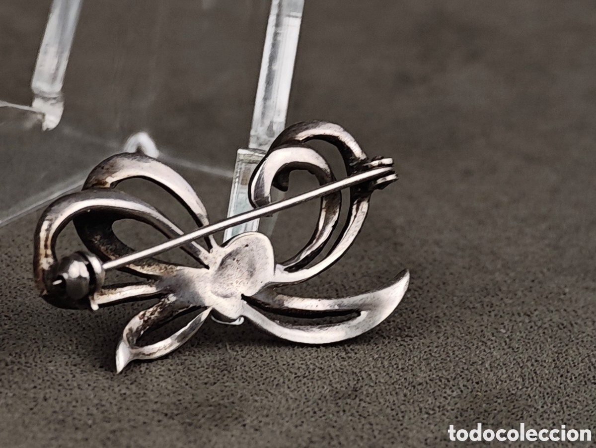 Joyeria: Antiguo Broche de Plata y Marcasitas - Foto 11