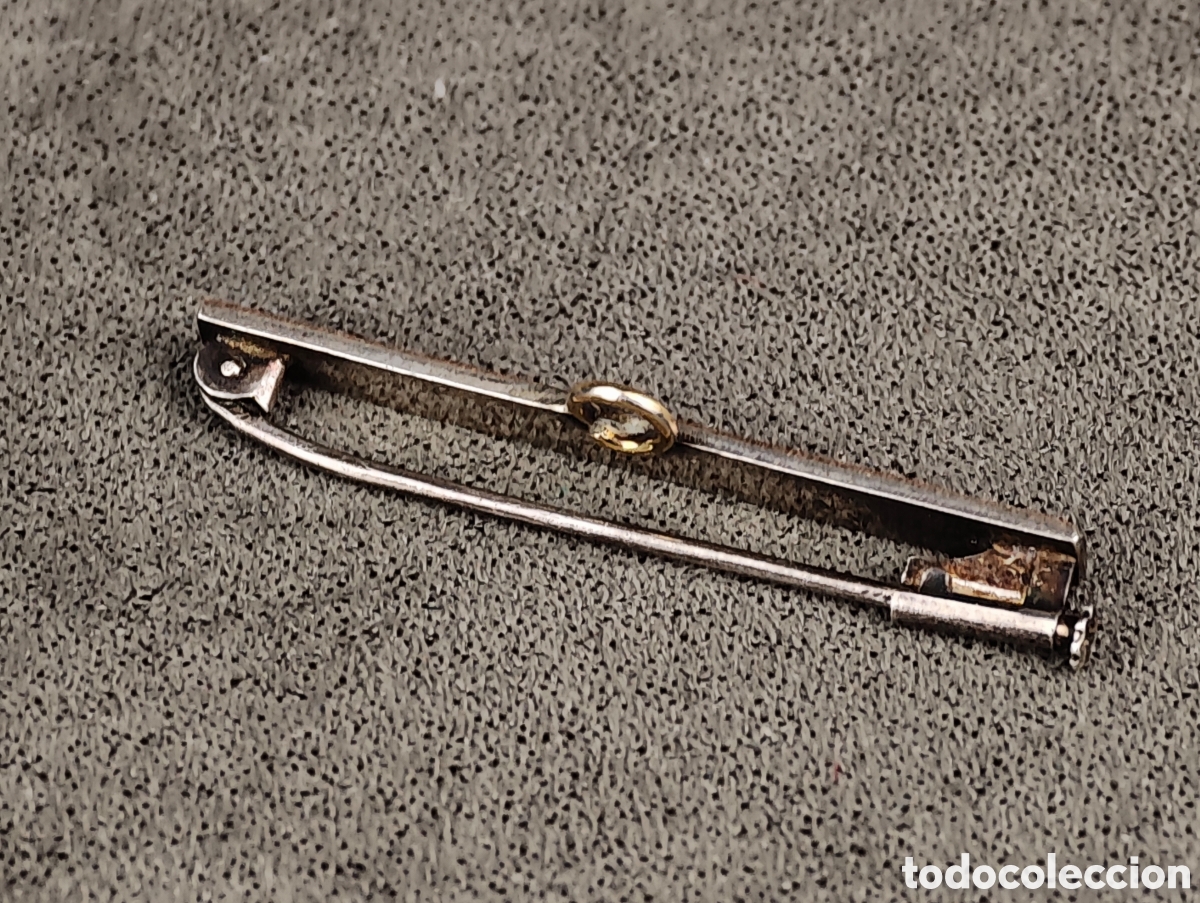 Joyeria: Antiguo Broche de Plata y Oro - Foto 6