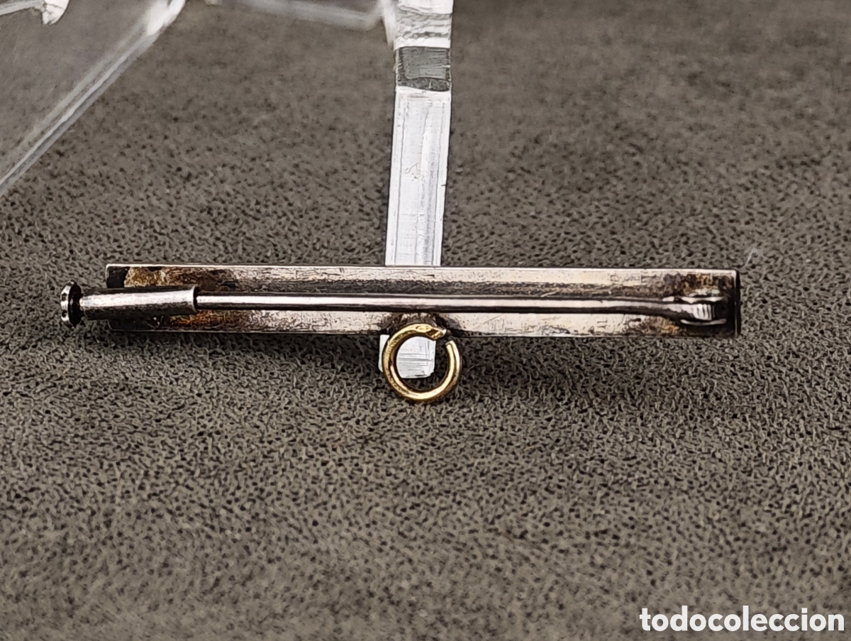 Joyeria: Antiguo Broche de Plata y Oro - Foto 8