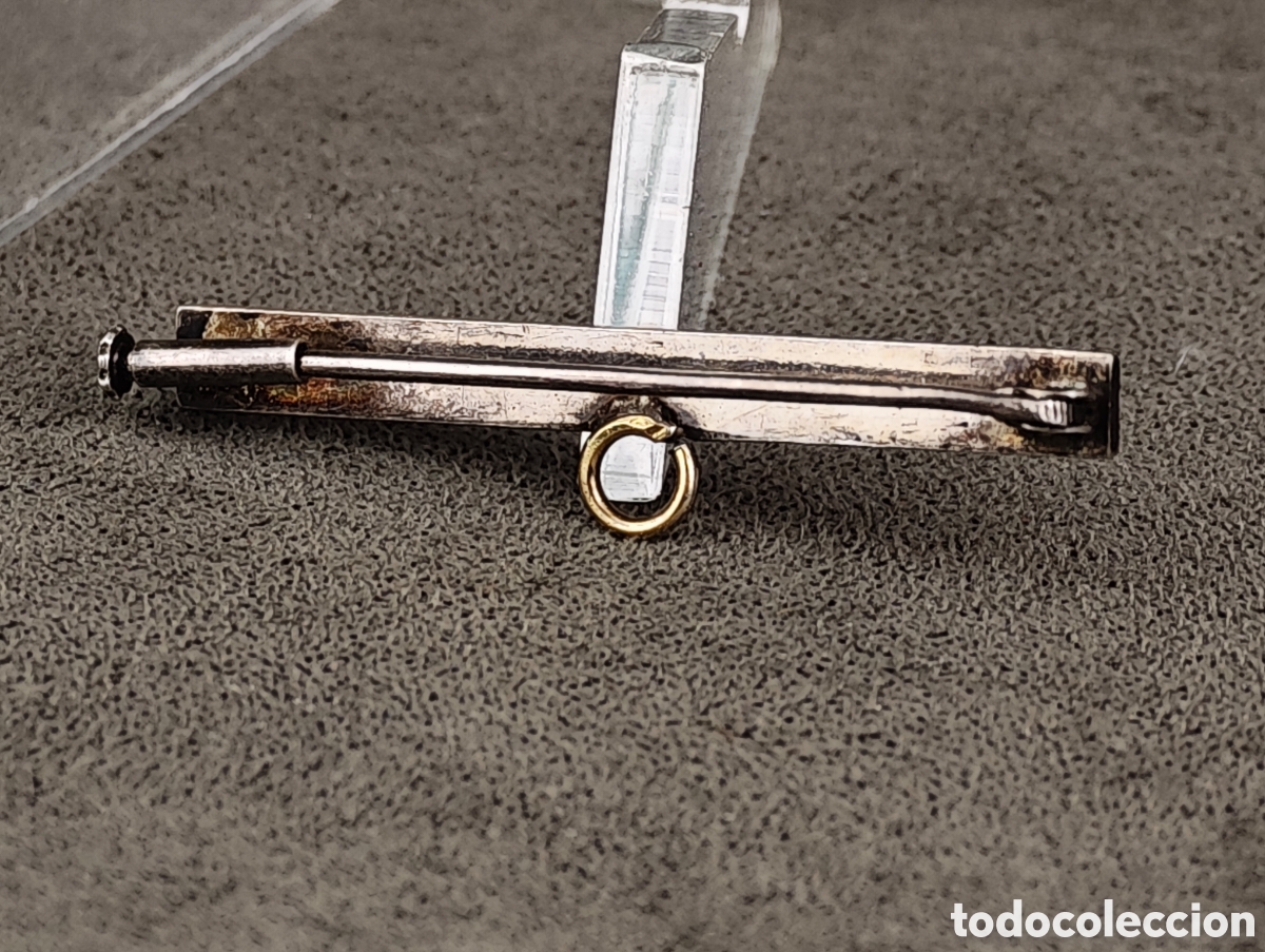 Joyeria: Antiguo Broche de Plata y Oro - Foto 9