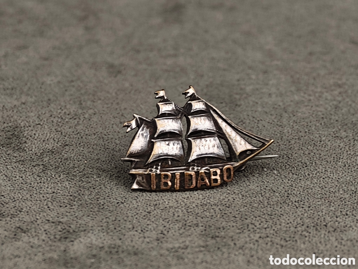 Joyeria: Antiguo Broche de Metal Plateado - Foto 2