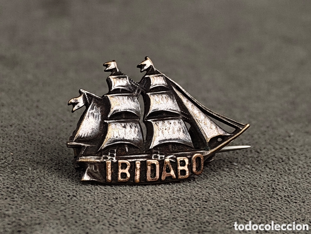 Joyeria: Antiguo Broche de Metal Plateado - Foto 3