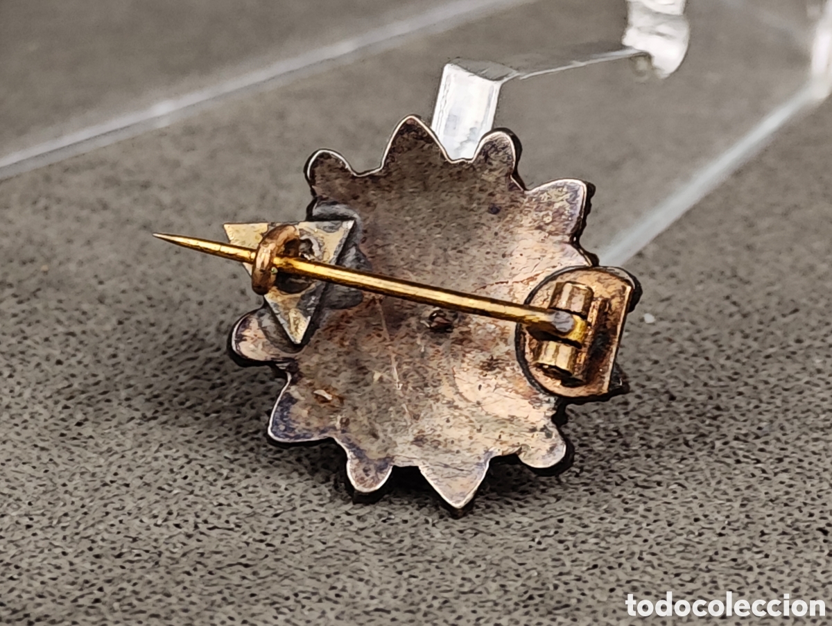 Joyeria: Antiguo Broche de Plata y Granates - Foto 8