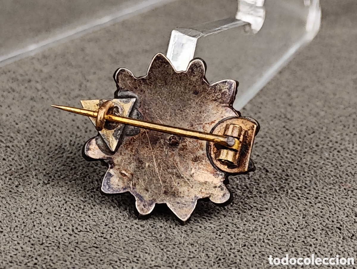 Joyeria: Antiguo Broche de Plata y Granates - Foto 9