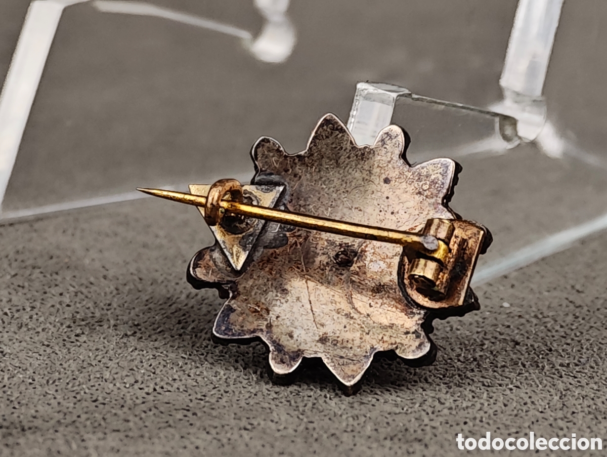 Joyeria: Antiguo Broche de Plata y Granates - Foto 10