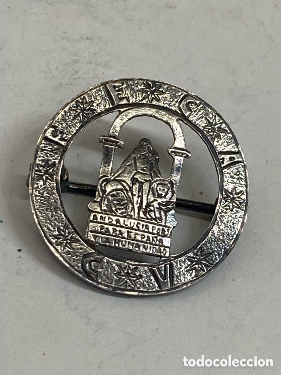 Joyeria: Broche de plata religiosa B291 - Foto 1