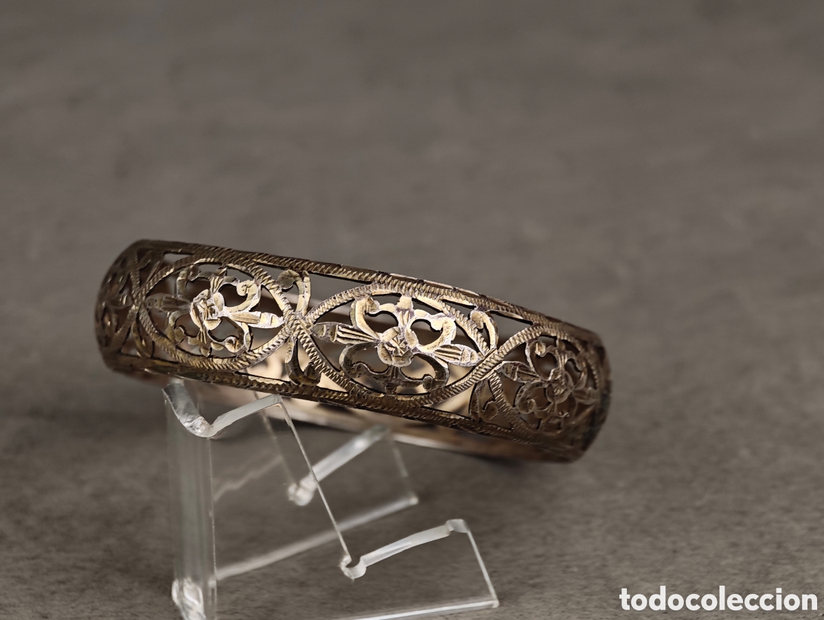 Joyeria: Antiguo Brazalete de Plata - Foto 5
