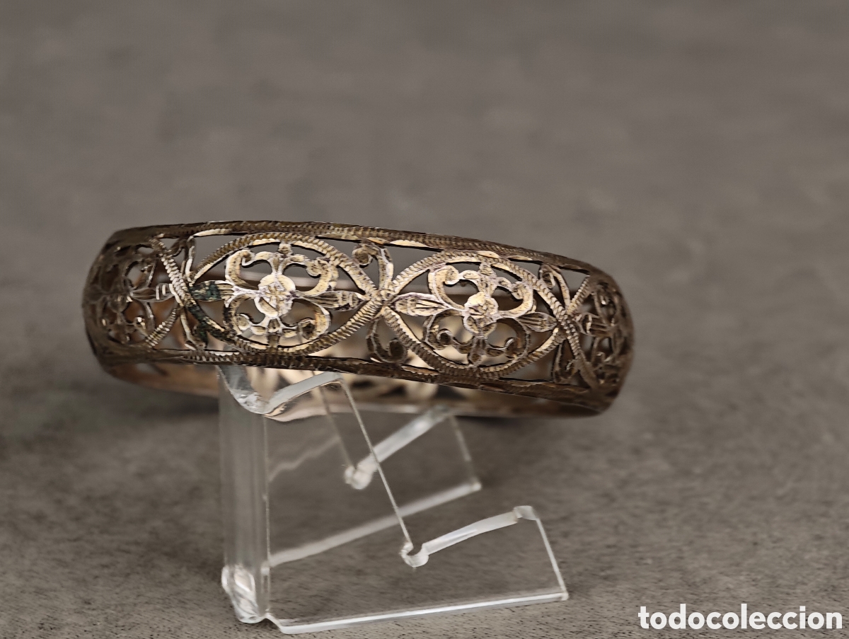 Joyeria: Antiguo Brazalete de Plata - Foto 7