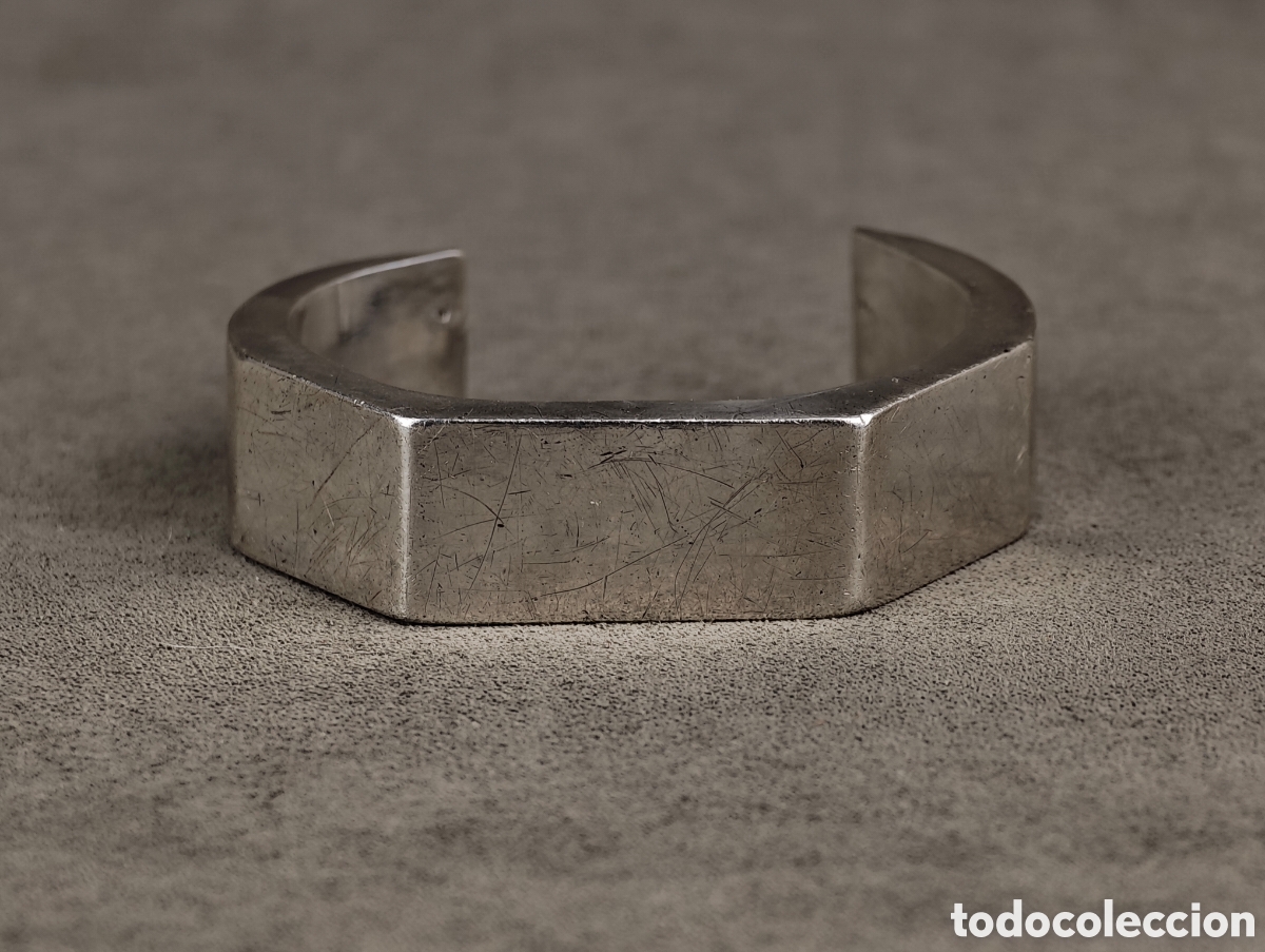 Joyeria: Antiguo Brazalete de Plata M&eacute;xico - Foto 3