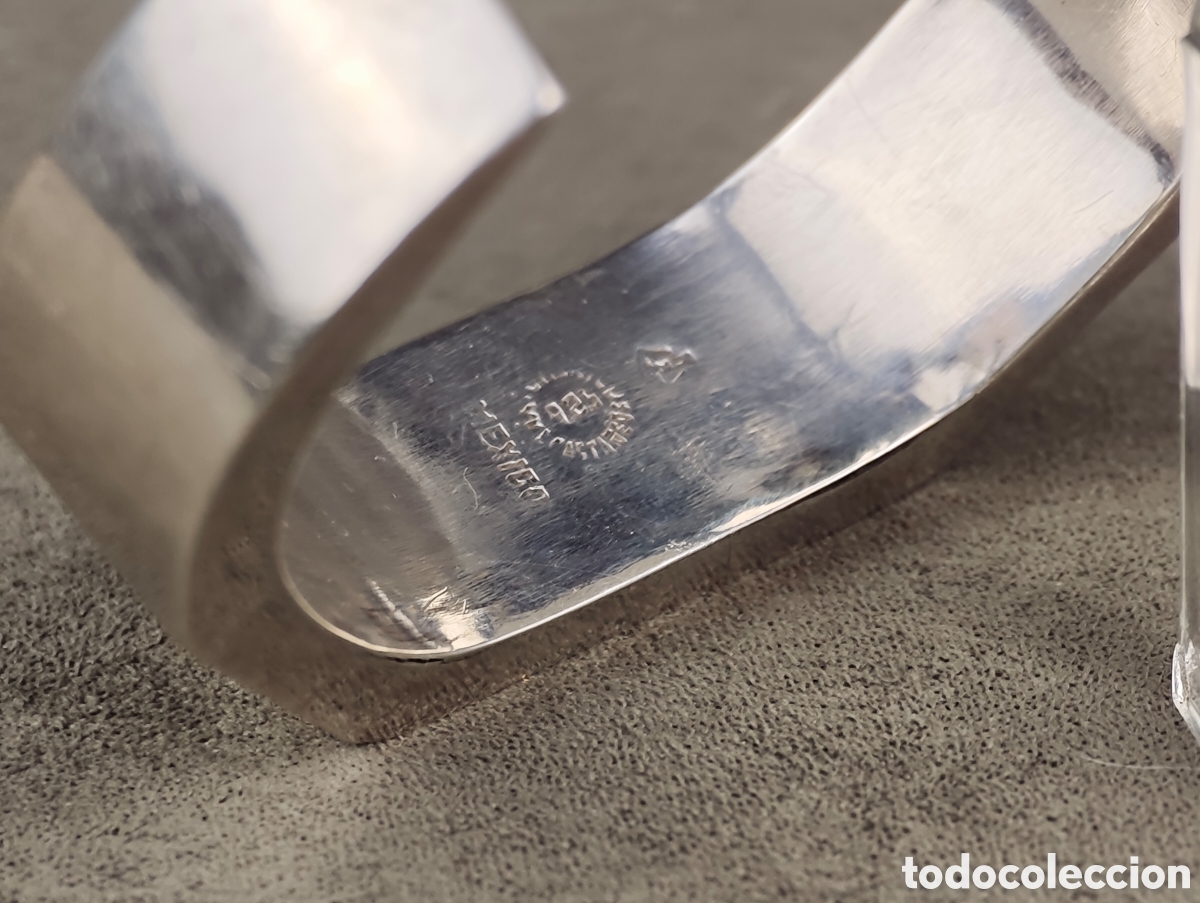 Joyeria: Antiguo Brazalete de Plata M&eacute;xico - Foto 9