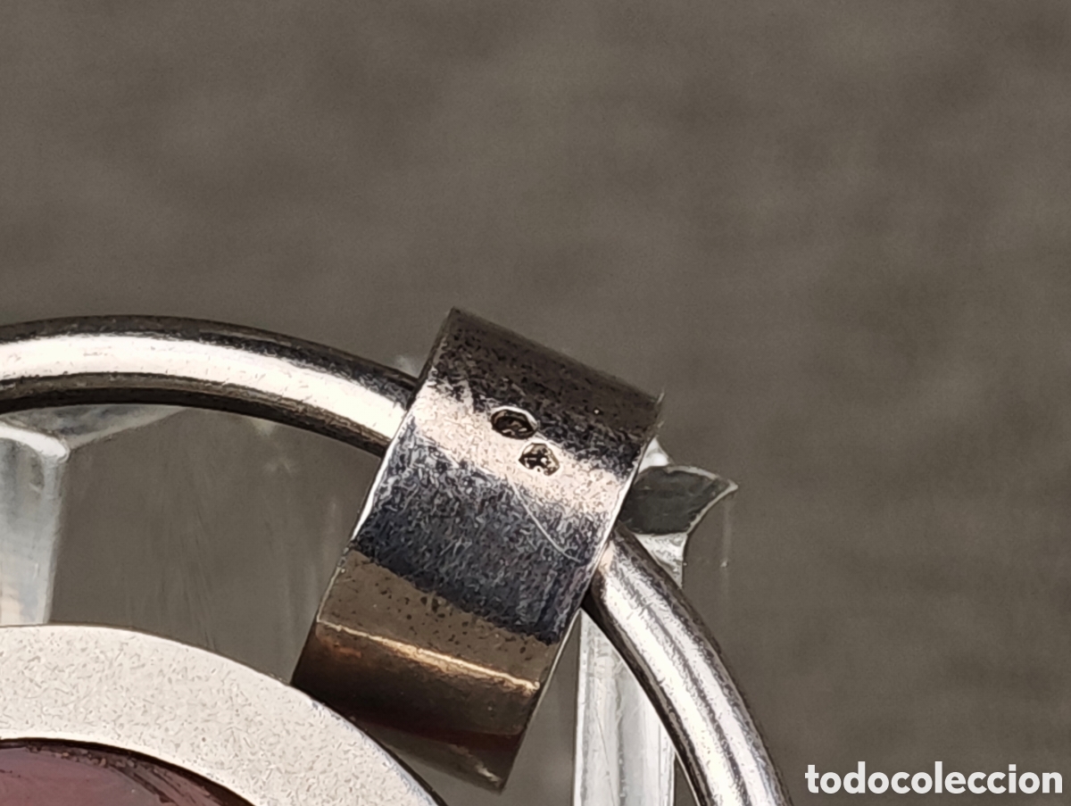 Joyeria: Antiguo Colgante de Plata y &Aacute;gata - Foto 10