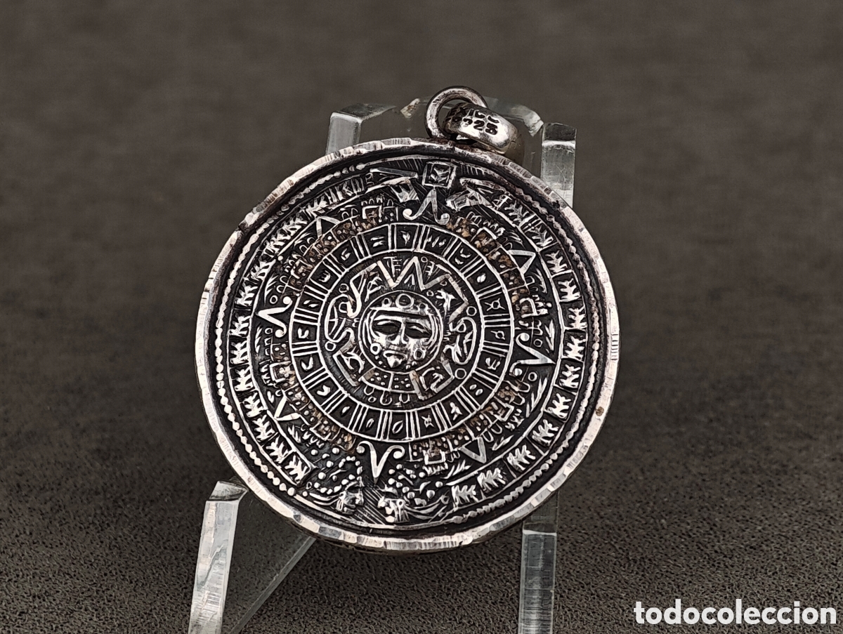 Joyeria: Antiguo Colgante de Plata M&eacute;xico - Foto 7