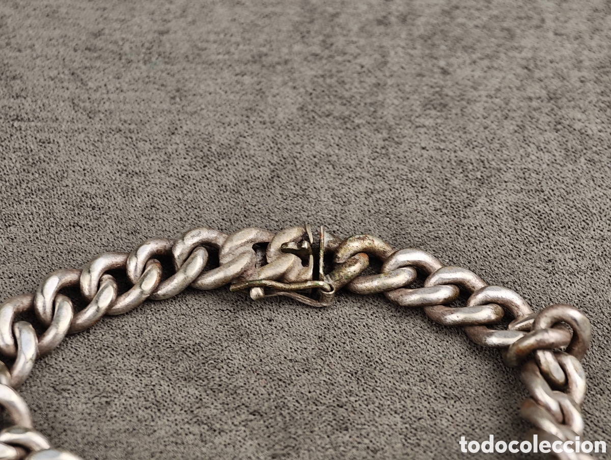 Joyeria: Antigua Pulsera de Alpaca - Foto 2