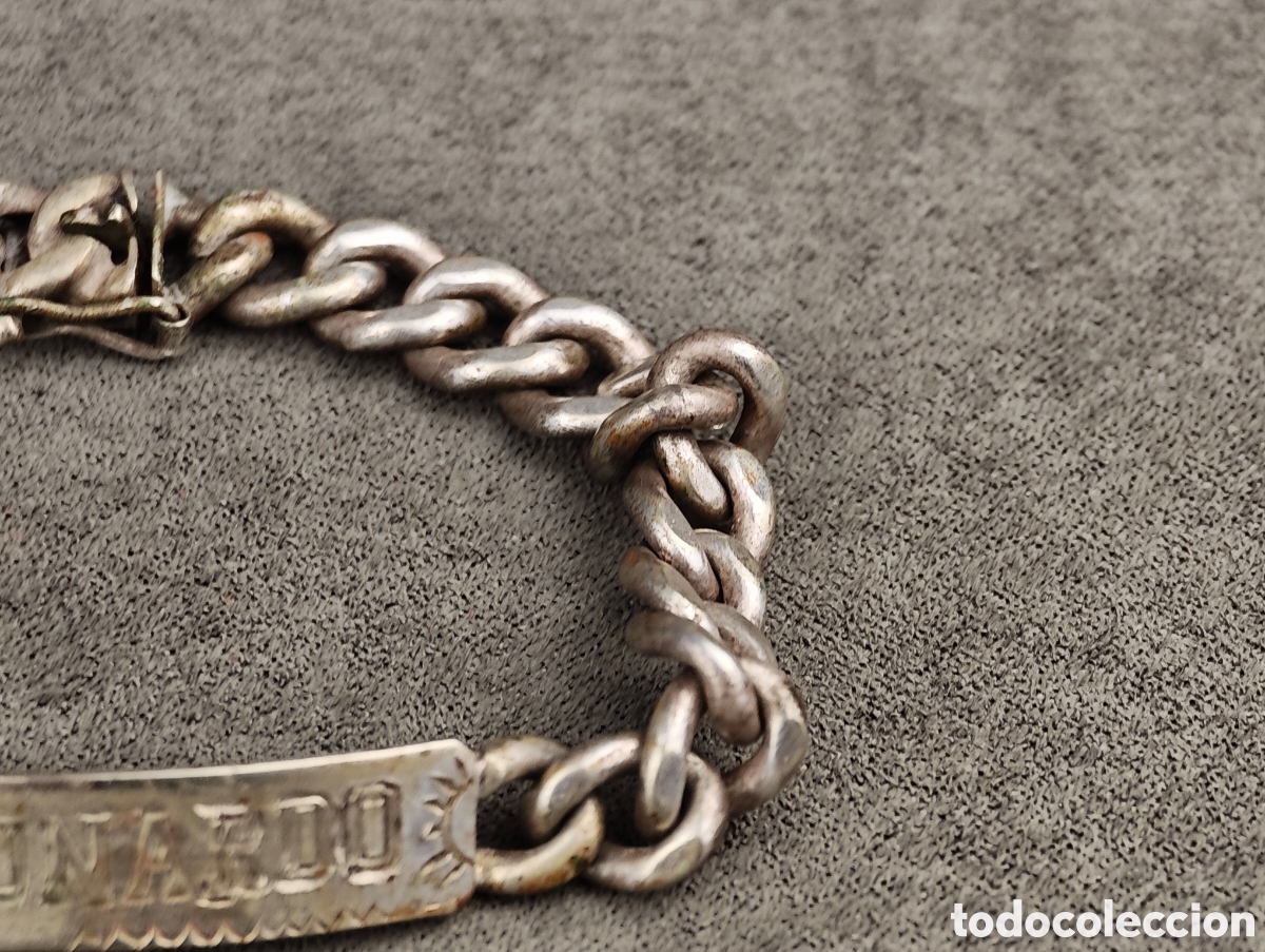 Joyeria: Antigua Pulsera de Alpaca - Foto 3