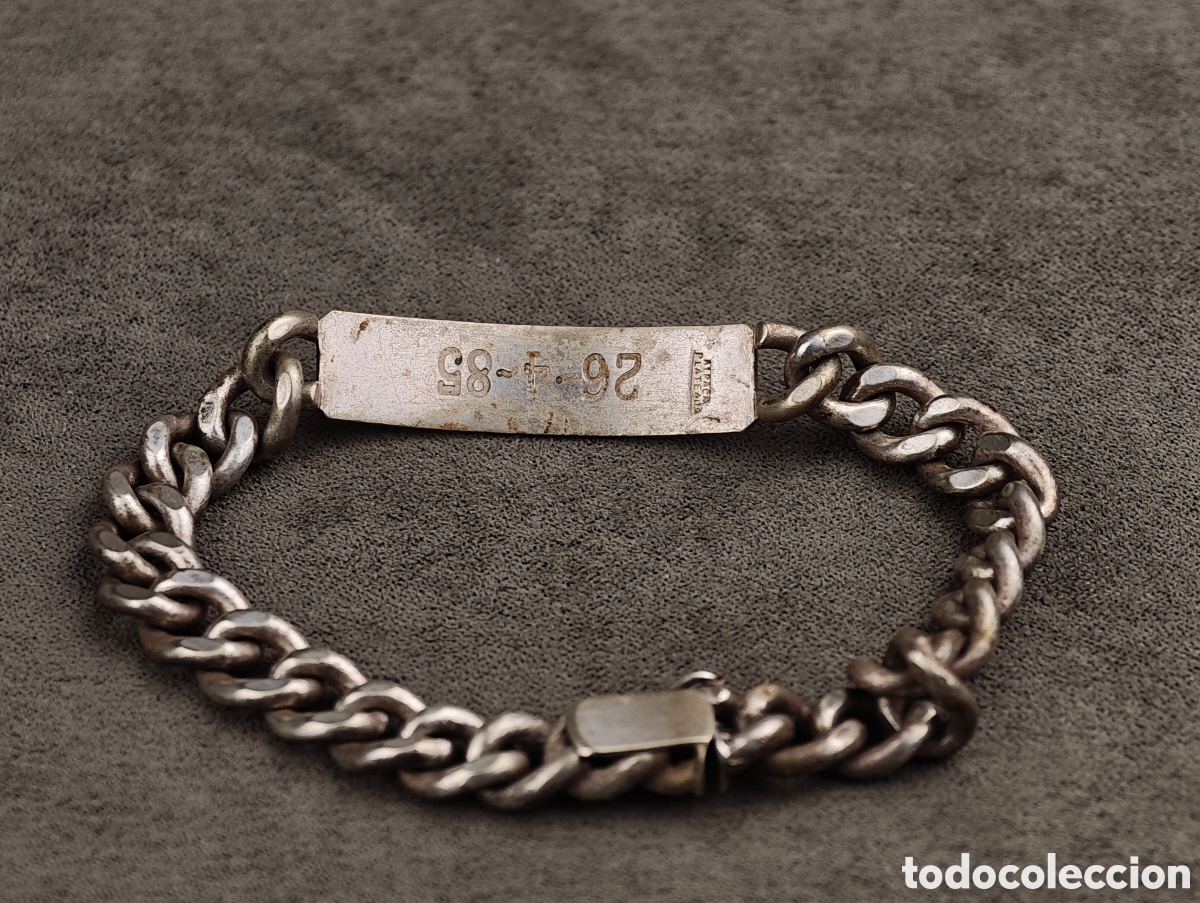Joyeria: Antigua Pulsera de Alpaca - Foto 7