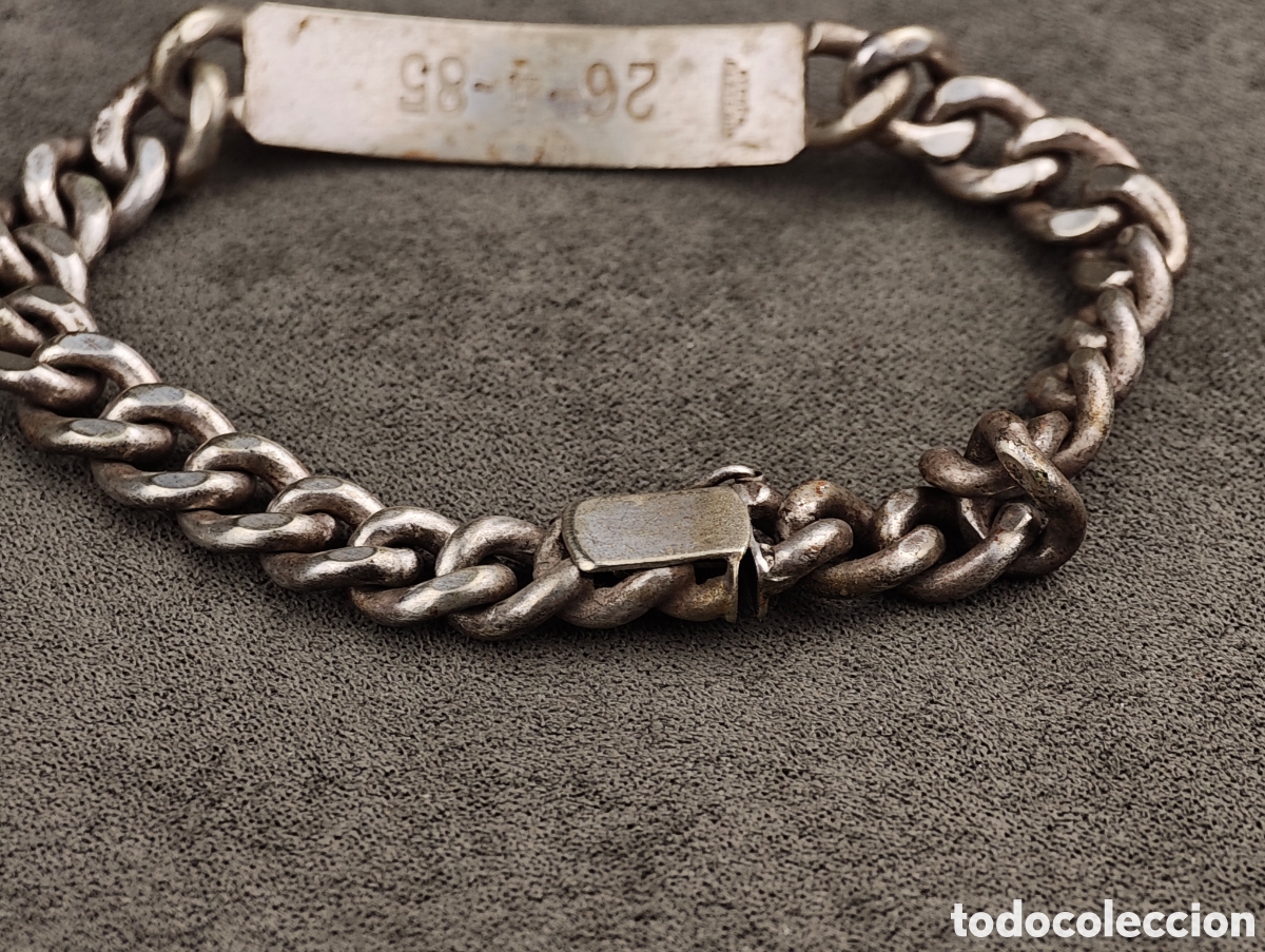 Joyeria: Antigua Pulsera de Alpaca - Foto 8