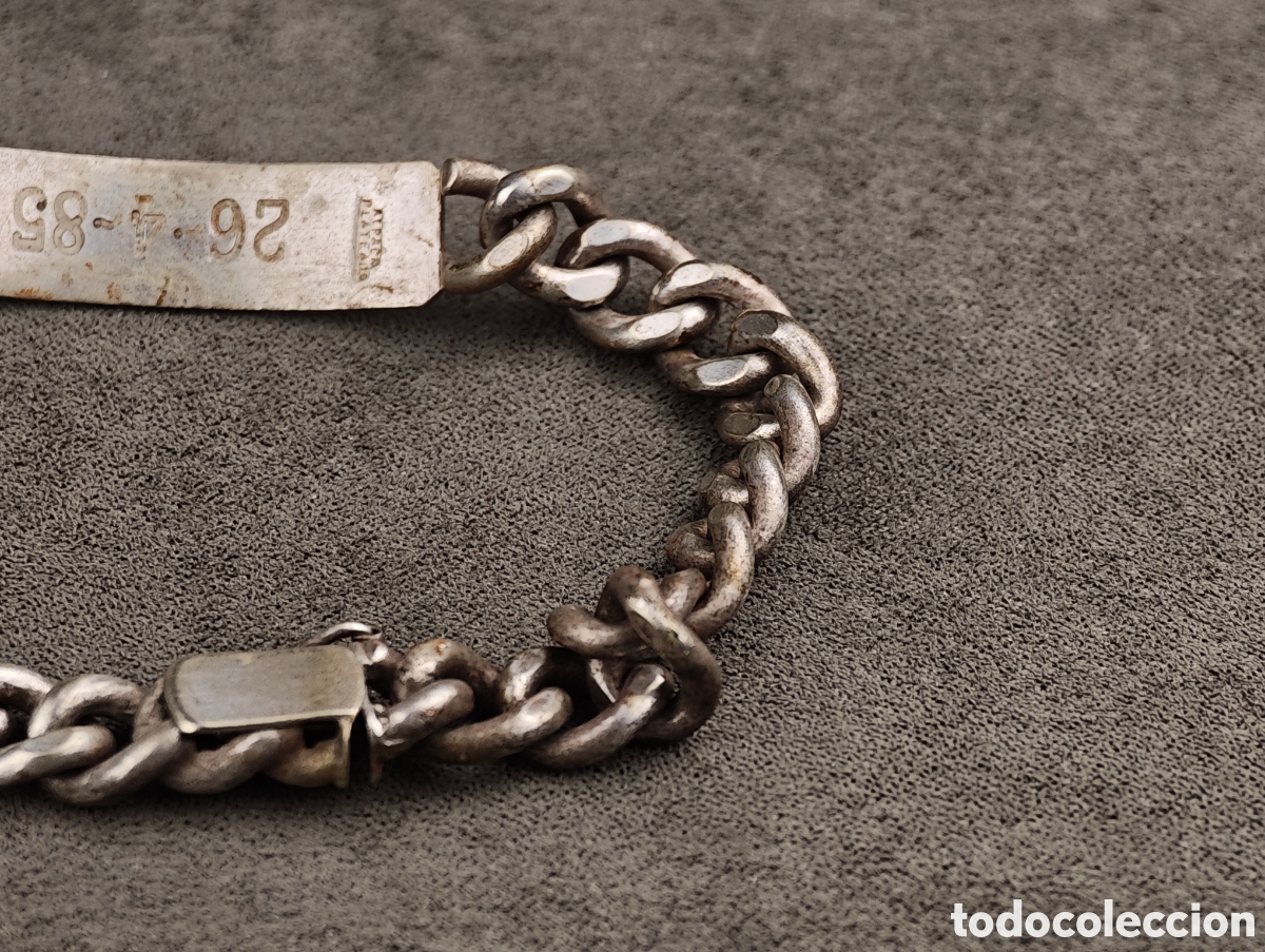 Joyeria: Antigua Pulsera de Alpaca - Foto 12