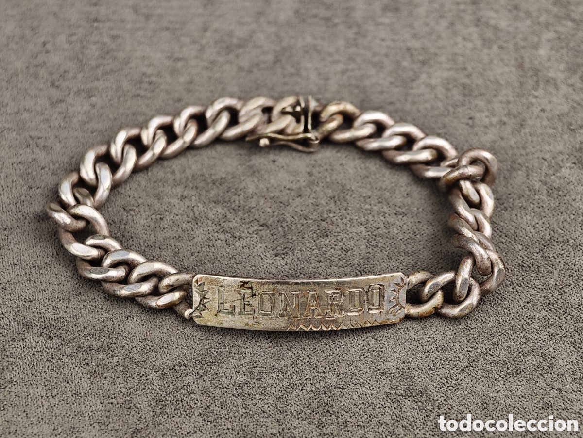 Joyeria: Antigua Pulsera de Alpaca - Foto 1