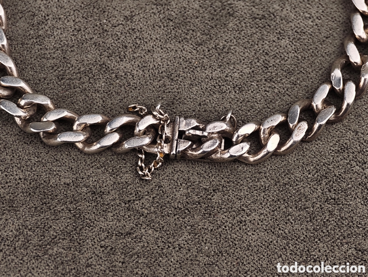 Joyeria: Antigua Pulsera de Plata - Foto 4