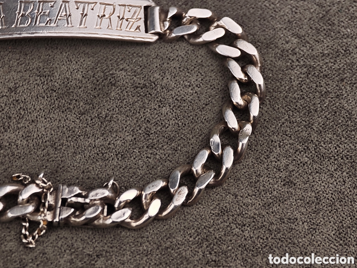 Joyeria: Antigua Pulsera de Plata - Foto 5